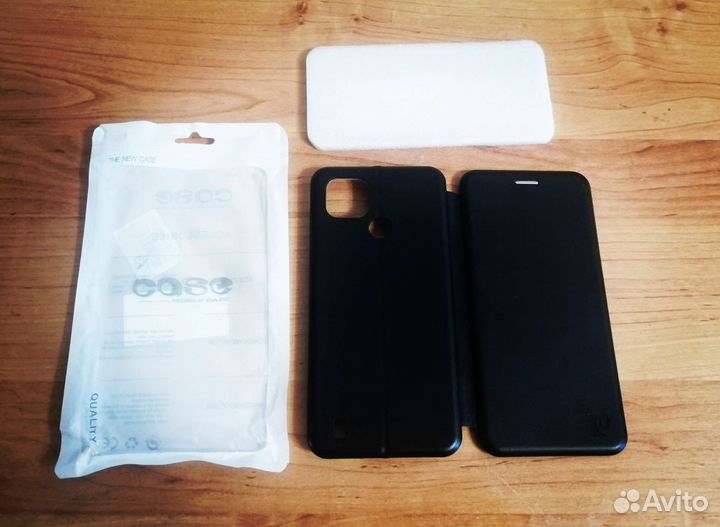 Чехол книжка иск.кожа на телефон realme c 21