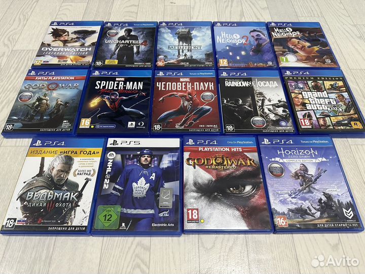 Диски для Sony PlayStation 4