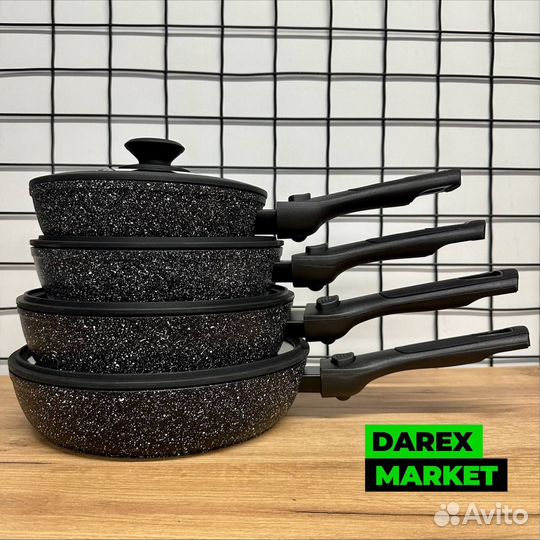 Сковорода Olina c крышкой