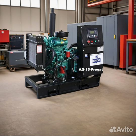Дизельный генератор 15 квт в кожухе