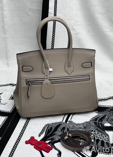 Сумка Hermes birkin с карманами и замочком