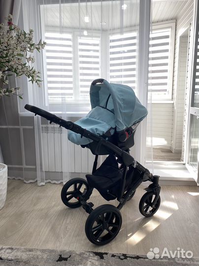 Коляска 3 в 1 (гелиевые колеса) доставка