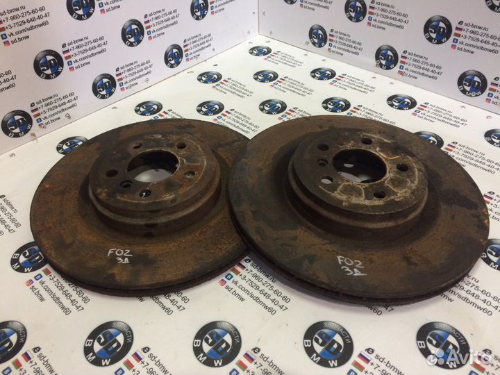 Тормозной диск задний 370X24 BMW N63B44