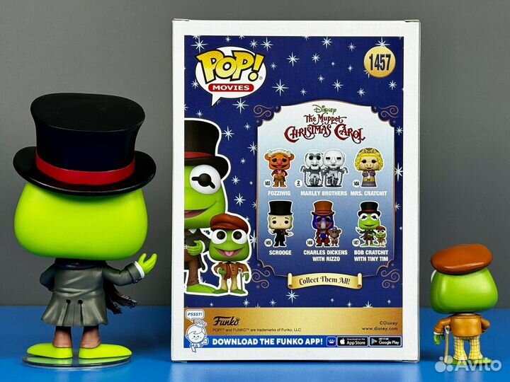 Funko Pop 1457 Bob Cratchit with Tiny Tim Muppets