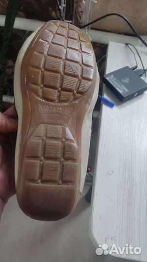 Мокасины кожаные