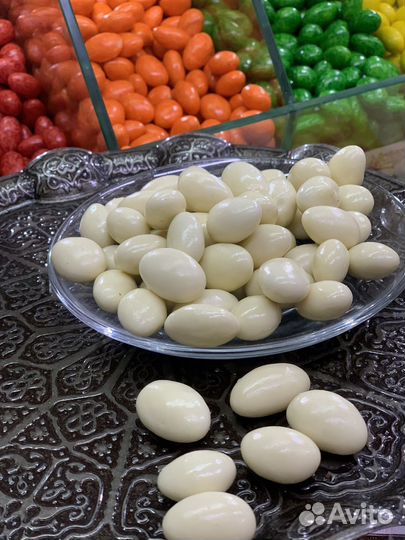 Миндаль в белом шоколаде Любимый шоколад