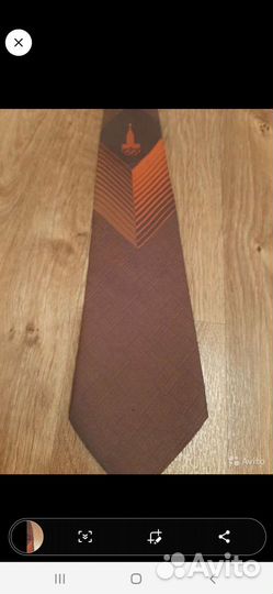 Ретро галстук,винтаж ссср.Олимпиада