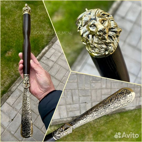 Ложка для обуви, рожок «Лев»