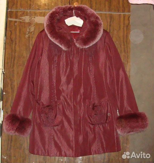 Куртка 2 в 1, зим./ демисезонная, р.54-56