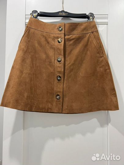 Замшевая юбка Massimo Dutti (оригинал)