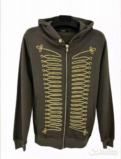 Zip hoodie balmain