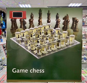 Игра "Пьяные шахматы", 32 стопки, поле 35х35 см