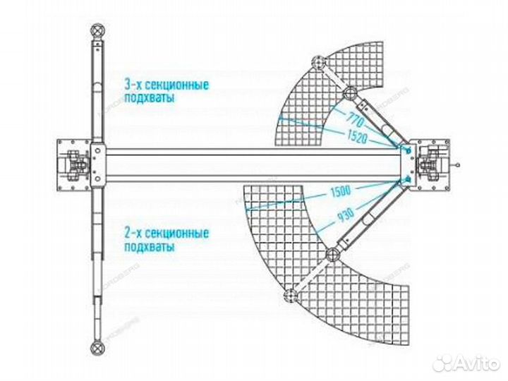 Подъемник двухстоечный Nordberg N4124A-4,5T