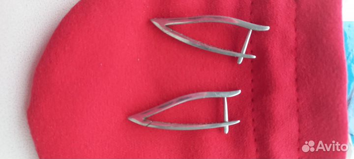 Серьги серебро 925 проба новые