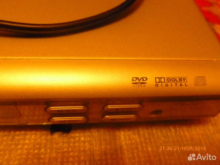 Проигрыватель DVD CD дисков Филипс