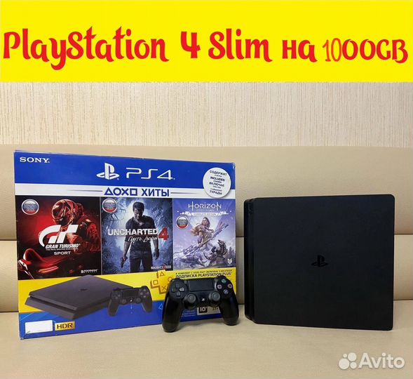 PlayStation 4 Slim на 1000GB