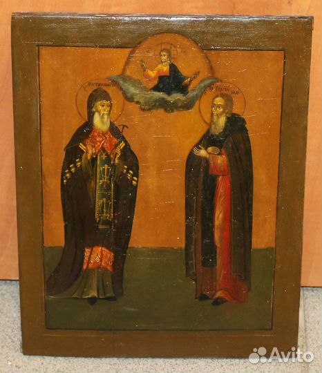 Икона Митрофан Воронежский и Сергий Радонежский