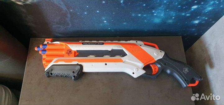 Nerf rough cut 2x4 бластер