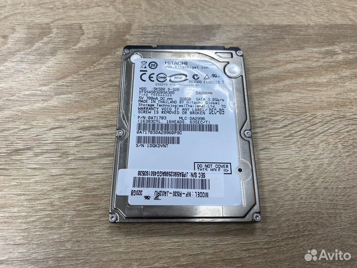 Hitachi 320Gb (Жесткий диск)