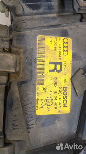 Фара (передняя) правая Audi A4 (B5), 1996