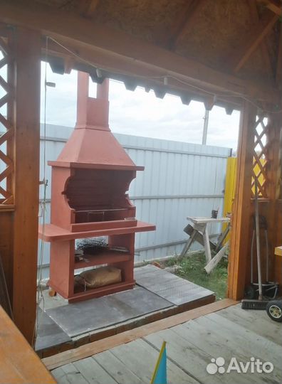 Мангал бетонный