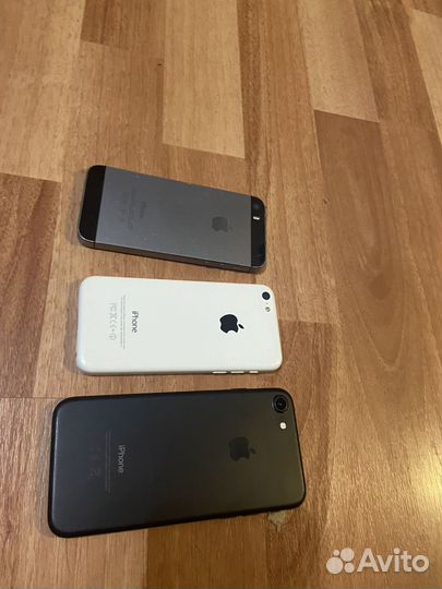 iPhone 5s, iPhone 5c, iPhone 7