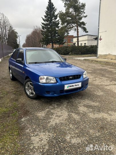 Hyundai Accent 1.5 МТ, 2001, 100 000 км