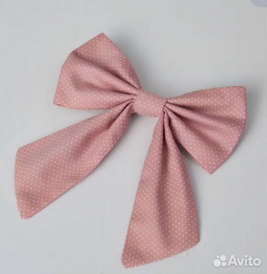 Розовый бант