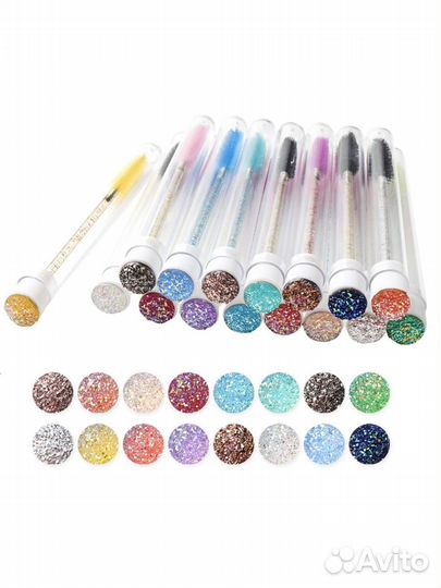 Щеточки для ресниц и бровей в Колбе и Без. Новые