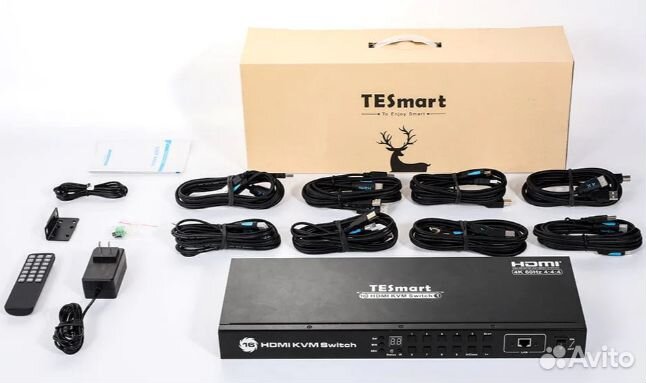 Kvm switch TESmart 16 hdmi 60Hz 4k