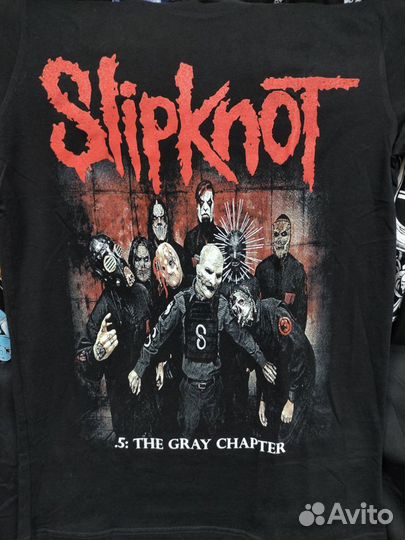 Футболки Slipknot, soad, Korn