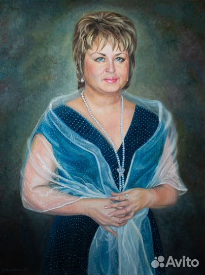 Портрет по фото маслом на заказ