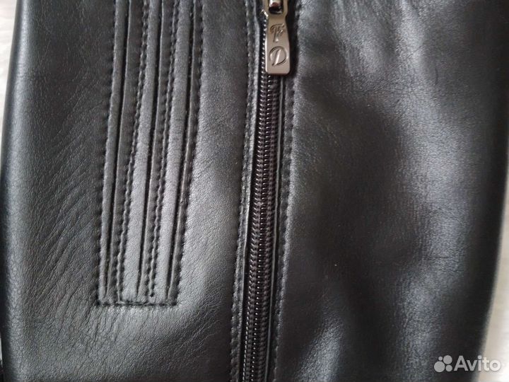 Сапоги кожаные