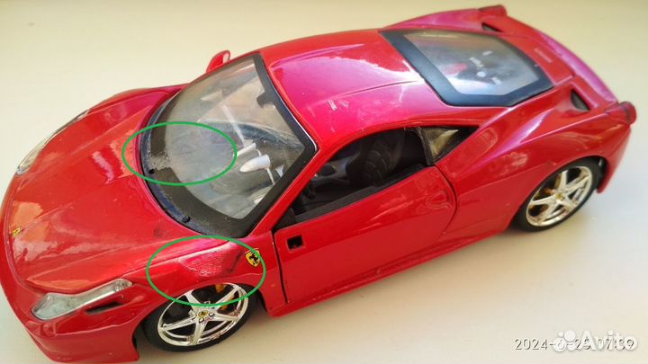 Масшабная машинка 1:24 Ferrari 458