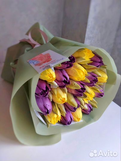 Зефирные тюльпаны. 8 марта букеты