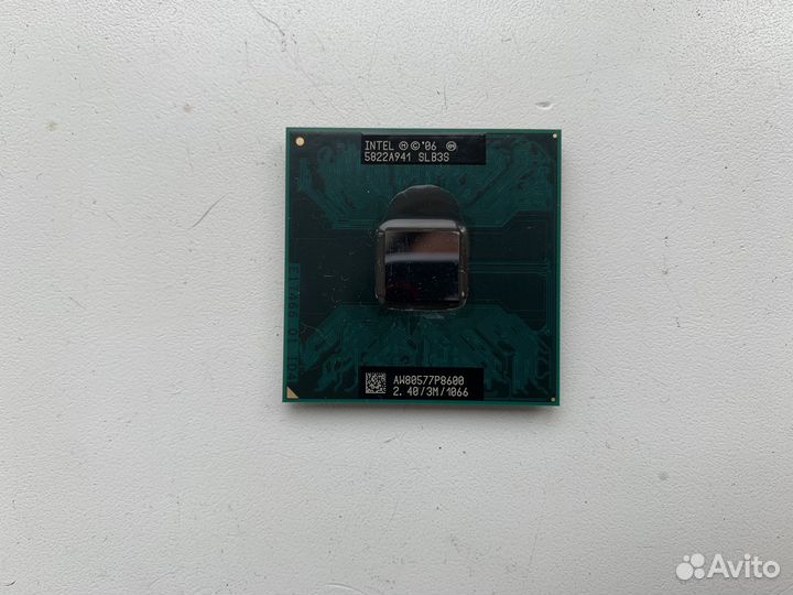 Процессор Intel Core 2 Duo P8600 для ноутбука