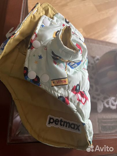 Попона для собачки двусторонняя