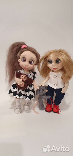 Текстильная интерьерная кукла авторская