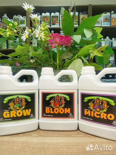 Удобрения Advanced Nutrients Grow, Micro,Bloom