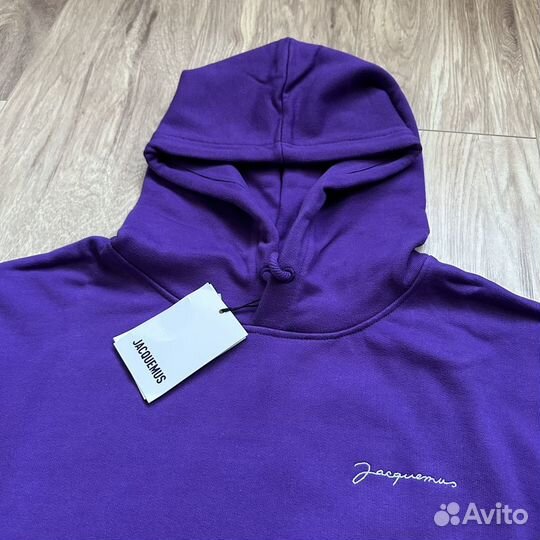 Худи Jacquemus Le Sweatshirt Brodé Dark Purple