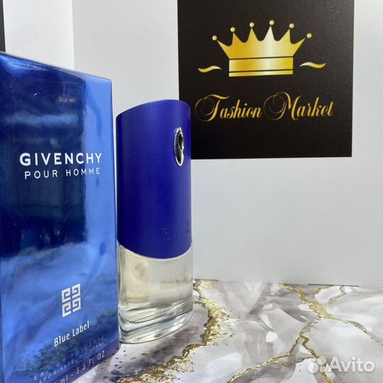 Givenchy Pour Homme Blue Label Мужские Новые EDT