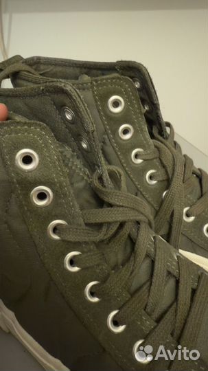 Болоневые кеды Zara с замшевой вставкой 37р