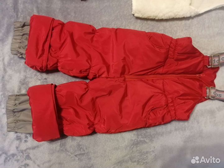 Зимний комбинезон для девочки 86 92