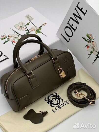 Женская сумка Loewe кожа в 4 расцветках