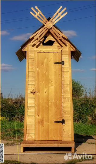 Уличный туалет с установкой ART128