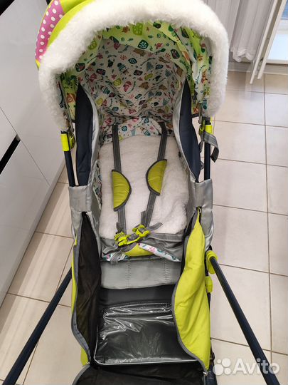 Санки коляска ника kids