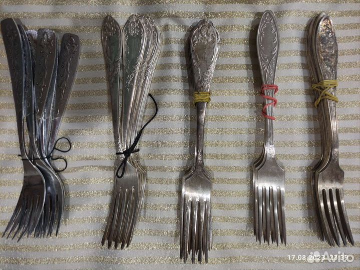 Набор столовых приборов мельхиор СССР б / у