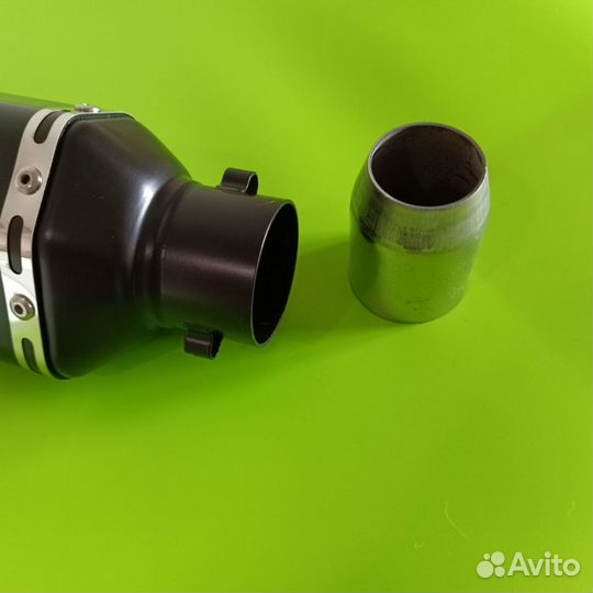 Глушитель Akrapovic прямоток на мотоцикл, питбайк