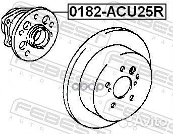 Ступица задняя (toyota kluger L/V ACU25/MCU25 4