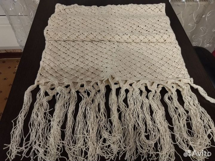 Палантин ручная работа